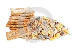 Cracker and muesli