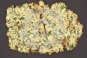 Crackers with parsle