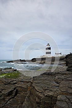Cracking image of hook lighthouse in peninsula Wexford, Ireland