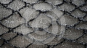 Crackled: In-depth Examination Of Woven Fabric Texture And Mesh Pattern