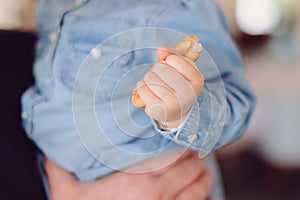 Cracknel in Child's Fist photo