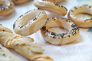 Cracknels and breadsticks