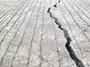 Cracks, crevices, concrete slabs this is caused by the non-standard construction.