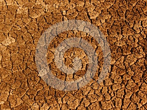 Cracks ground soil