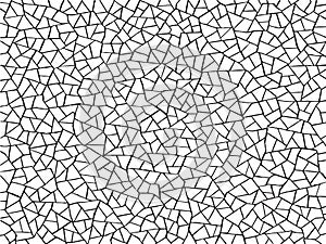 The cracks texture white and black. Vector background.