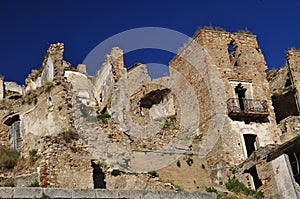 Craco abandoned village, Basilicata, Italy