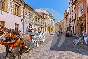 Cracow (Krakow)-Poland- horse carriage tour