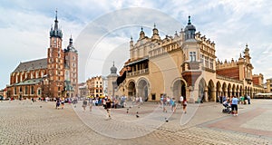 Cracow (Krakow)- Poland- Main Market Square panorama