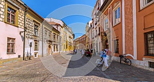 Cracow (Krakow)-Poland- most scenic street