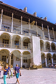 Cracow (Krakow)- Wawel Castle-arcaded ambulatory