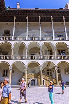 Cracow (Krakow)- Wawel Castle-arcaded ambulatory