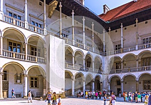 Cracow (Krakow)- Wawel Castle-arcaded ambulatory