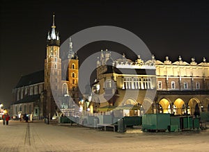 Cracow by night