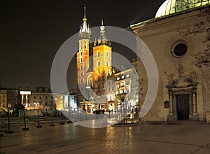 Cracow by night