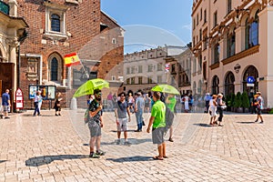Cracow-Poland-tourists-Main Market