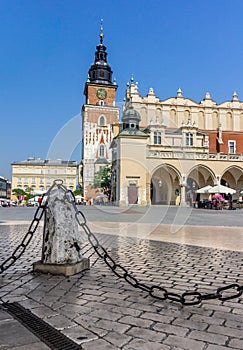 Cracow, Poland- Town Hall- Cloth Hall (Sukiennice)-Cracow, Poland