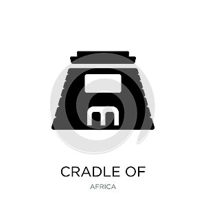 cradle of humankind icon in trendy design style. cradle of humankind icon isolated on white background. cradle of humankind vector