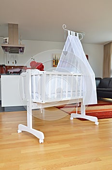 Cradle in the living room