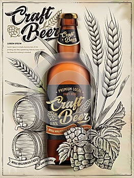 Craft beer ads