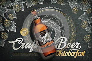 Craft beer ads photo