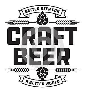 Craft Beer Badge or Label.