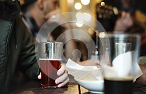 Craft Beer Booze Brew Alcohol Celebrate Refreshment Concept photo