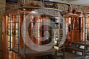 Craft beer brewhouse