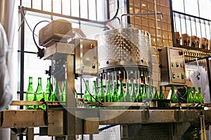 Craft Beer Manufacturing Process On Brewery