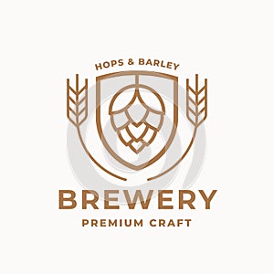 Craft brewery logo icon