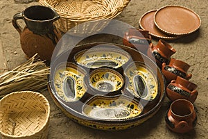 Craft dishes made in Michoacan photo