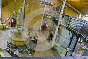 Craft distillery copper still