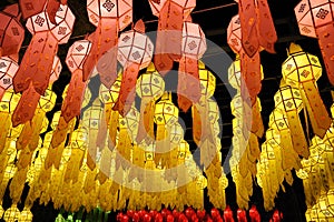 Craft lantern festival in Thailand