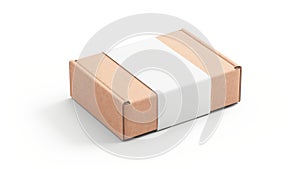 Craft Paper Box For Branding With Blank Paper Label