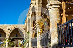 Craft shops at Buyuk Han the Great Inn. Nicosia, Cyprus