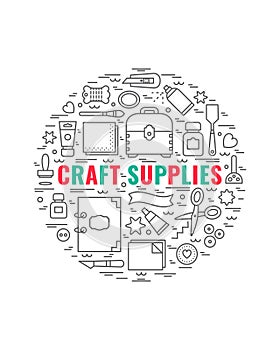 Craft supplies concept 1