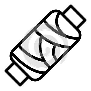 Craft thread icon, outline style