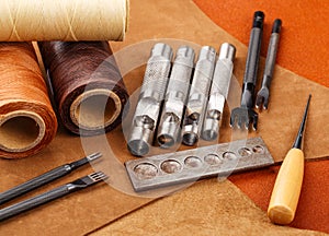 Craft tool for leather