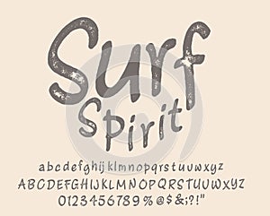 Craft vintage typeface design. Fashion type. Pop modern display vector letters