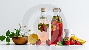 Craftcore Bottled Strawberry Ylangylang Lemonade With Mismatched Patterns photo