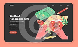 Crafting a Handmade Gift Card