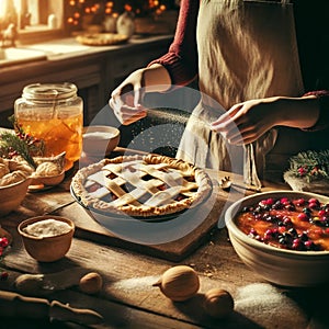 Crafting the Perfect Pie: Hands-on Baking in Cozy Kitchen