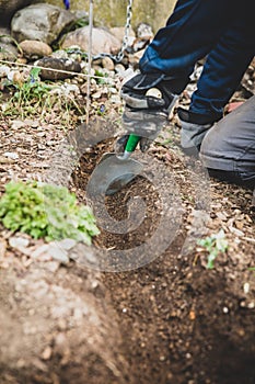 Craftman preparation and building a construct photo