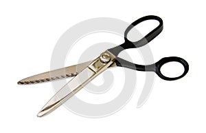 Crafts scissors over white with clipping path