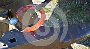 Craftsman: blacksmith at work