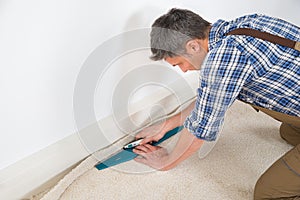 Craftsman fitting carpet