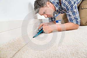 Craftsman fitting carpet
