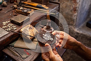 Craftsman goldsmith handmade jewelry