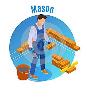 Craftsman isometric background