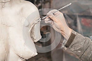 Craftsman working in his workshop