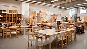 craftsmanship woodwork furniture factory